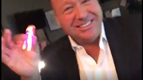 Alex Jones dancing with fidget spinner