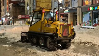 Montreal Snow Removal Mini Tractor