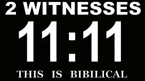 THE TWO WITNESSES REVELATION 11 4-20-21