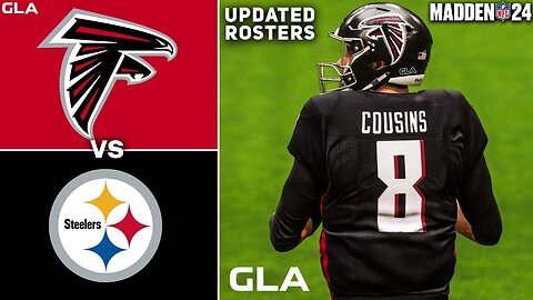 Kirk Cousins Falcons vs. Russell Wilson Steelers | Free Agency 2024 - 2025 Rosters | Madden 24 PS5