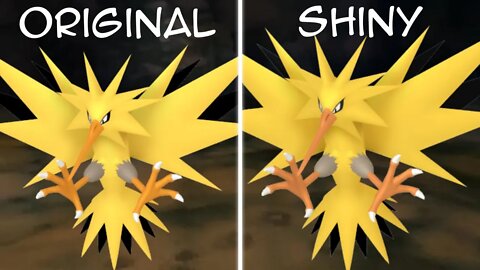 Shiny Pokemon look the same as their original.