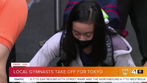 Local gymnasts take off for Tokyo