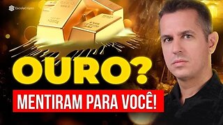 BITCOIN caindo ainda é MELHOR QUE O OURO