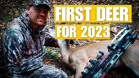Whitetail Down!!! - First Deer of the 2023 Season