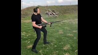 Musk Watch TV—Elon Hip-Fires Powerful Sniper Rifle in Viral Video