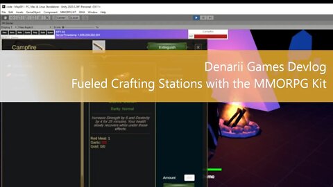 Crafting / Fueled Crafting Stations with MMORPG Kit