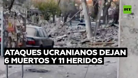 Al menos 6 muertos y 11 heridos en ataques ucranianos contra el centro de Donetsk