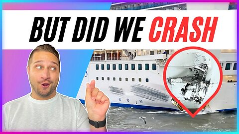 Cruse Ship CRASH in San Fran Leaves HOLE IN THE SHIP #cruisenews