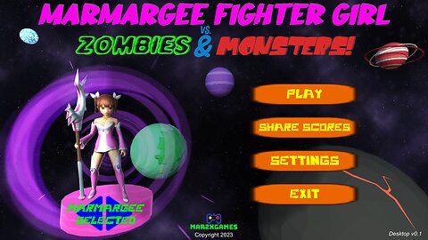 Coming soon MARMARGEE FIGHTER GIRL vs. ZOMBIES & MONSTERS!