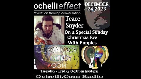 Christmas Eve with Puppies The Ochelli Effect 12-24-2023 Teace Snyder