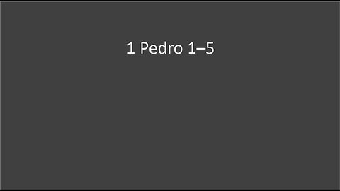 1 Pedro 1-5