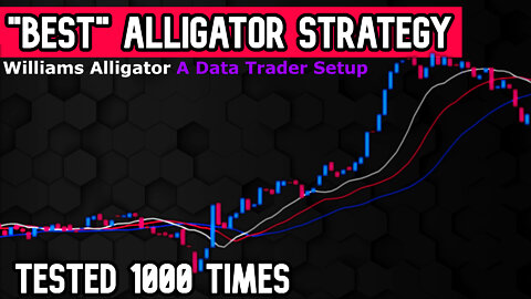 "BEST" Williams Alligator Strategy Backtested [Crypto-Forex-Indices] 1000 Times