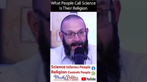 #shorts what most people call science is really their religion