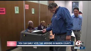 Early voting in Marion County continues at a brisk pace