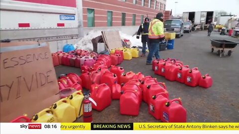 This Is How The Trucker Protesters Stay Warm And Get Fed