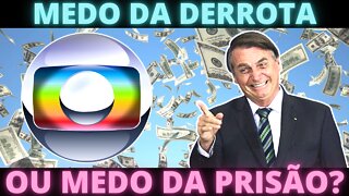 MEDO? Por reeleição, BOLSONARO eleva gasto em publicidade na Globo em 75%