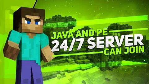 Minecraft Live Stream Public Smp Java 24/7 Join.SMP | PE + JAVA