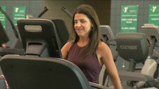 Woman grateful to be alive after suffering a stroke during exercise class