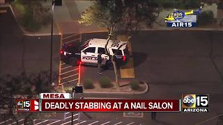 Deadly stabbing at Mesa nail salon