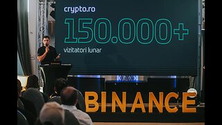 Prezentarea crypto.ro de către Alex Numeris la Binance Meetup 2023