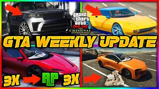 GTA 5 ONLINE WEEKLY UPDATE OUT NOW! (PANTHER STATUE & 2X $ & RP)