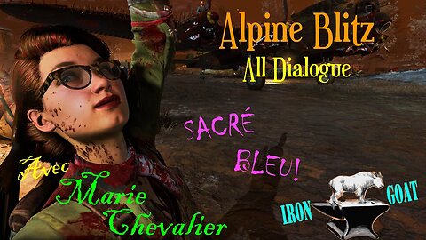 Zombie Army 4: Dead War - Alpine Blitz All Dialogue - Marie Chevalier