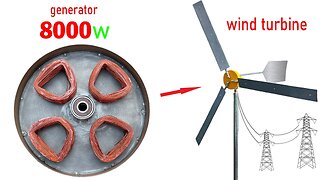 I make 220v electric Wind Turbine generator