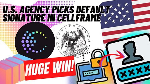 NIST picks Cellframe default digital signature algorithm | Comparing $CELL to 3rd gen blockchains