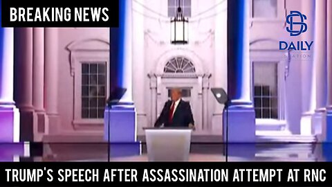 A glimpse of Donald Trump's speech at rally for the first time since assassination attempt|RNC 2024|