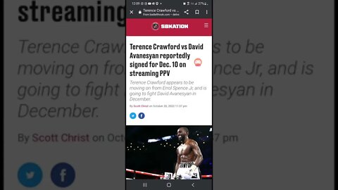 Terence Crawford Officially Ducks Errol Spence🥊🦈🩸He is Afriad of Him! #bigfish #southpawsrunboxing