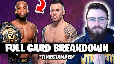 Full Card Breakdown - UFC 296: Edwards vs Covington | Fight Predictions & Best Betting Tips