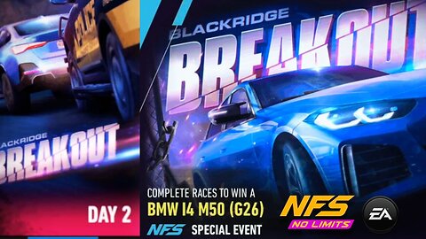 [Need For Speed No Limits] BlackRidge BreakOut : BMW i4 M50 (G26) Day 2.