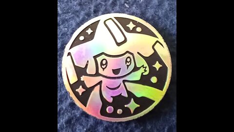 Vintage Pokémon Jirachi Silver Rainbow Holofoil Coin, NA Wish Maker, EX Hidden Legends 2004 #SHORTS
