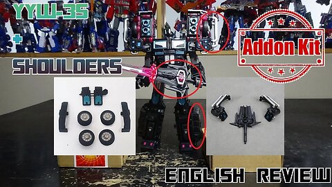 Video Review for 2 Upgrade kits - YYW-35 & Shoulder Upgrade for Velocitron Scourge