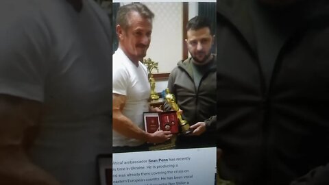 Sean Penn Loans His Oscar to Ukrainian President Zelenskyy