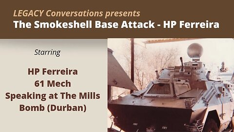 Legacy Conversations - Ops Sceptic -HP Ferreira speaks at The Mills Bomb in Durban