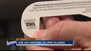 Inadequate solar eclipse glasses could leave you blindside