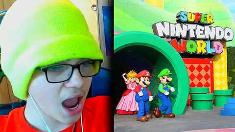 MY REACTION TO THE SUPER NINTENDO WORLD UNIVERSAL GRAND OPENING! | LHDSTUDIOS