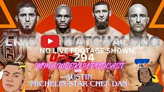 👊UFC 294 MAKHACHEV VS VOLKANOVSKI 2 LIVE REACTION & FIGHT COMPANION WATCHALONG| (NO FOOTAGE SHOWN)