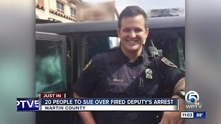 20 people to sue over fired Martin County deputy's arrests