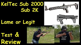 KelTec Sub 2000 - Sub 2K - Review and Test