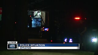 Police surround Appleton Home