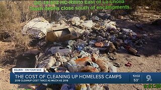 Pima County spending more money cleaning up homeless camps