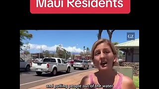 Another Lahaina, Maui, Hawaii Fire Victim Speaks Out About What Happened The Day Of The Fires‌