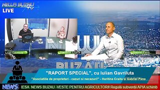 LIVE - TV NEWS BUZAU - RAPORT SPECIAL, cu Iulian Gavriluta. Asociiatiile de proprietari - cazuri …