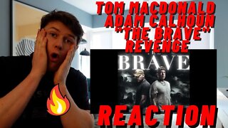 TOM MACDONALD & ADAM CALHOUN "THE BRAVE" - REVENGE ((IRISH GUY REACTION!!))