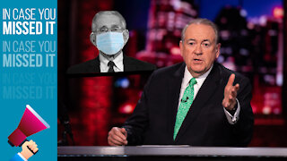 Dr. Fauci Awards Raccoon For Masking Up | ICYMI | Huckabee