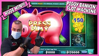 💥AWESOME WIN! Piggy Bankin' Slot Machine💥