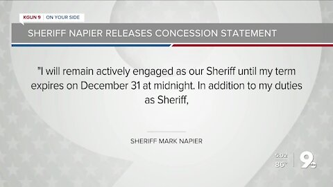 PCSD Sheriff Mark Napier releases concession statement