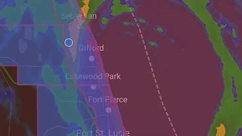 Hurricane Nicole, Inside The Eye!!!